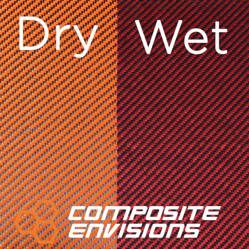 Carbon Fiber/Orange Kevlar Fabric 2×2 Twill 3k 50″/127cm 5.5oz/186gsm - Composite  Envisions