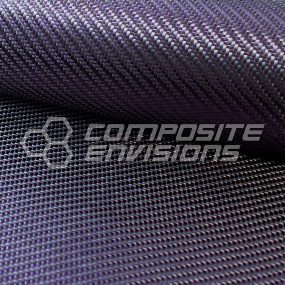 Carbon Fiber/Spectra 1000 Fabric 2×2 Twill 3k 6oz/203gsm-Sample (4″x4″) -  Composite Envisions