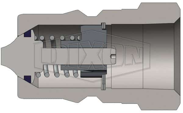 DQC H-Series ISO-B Male Plug