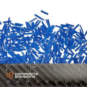 Precision Cut Chopped Fiberglass - Blue