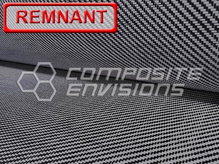 Carbon Fiber/ Silver Dyed Fiberglass Fabric 2x2 Twill 40" 3k 6.2oz/210gsm DISCOUNTED REMNANTS