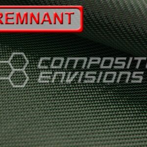 Green Mirage Carbon Fiber Fabric 2x2 Twill 3k 50"/127cm 8.6oz/290gsm High Density DISCOUNTED REMNANTS