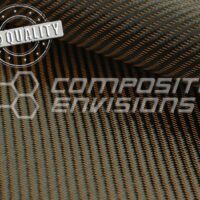 2nd Quality Bronze Mirage Carbon Fiber Fabric 2x2 Twill 3k 50"/127cm 8.6oz/290gsm High Density