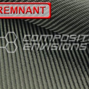 Silver Mirage Carbon Fiber Fabric 2x2 Twill 3k 50"/127cm 8.6oz/290gsm High Density DISCOUNTED REMNANTS