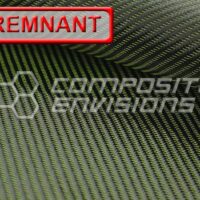 Yellow Mirage Carbon Fiber Fabric 2x2 Twill 3k 50"/127cm 8.6oz/290gsm High Density DISCOUNTED REMNANTS