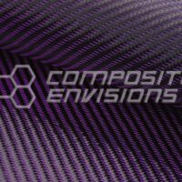 Purple Mirage Carbon Fiber Fabric 2x2 Twill 3k 50"/127cm 8.6oz/290gsm High Density