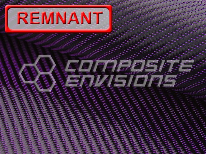 Purple Mirage Carbon Fiber Fabric 2x2 Twill 3k 50"/127cm 8.6oz/290gsm High Density DISCOUNTED REMNANTS