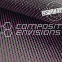 2nd Quality Hot Pink Mirage Carbon Fiber Fabric 2x2 Twill 3k 50"/127cm 8.6oz/290gsm High Density