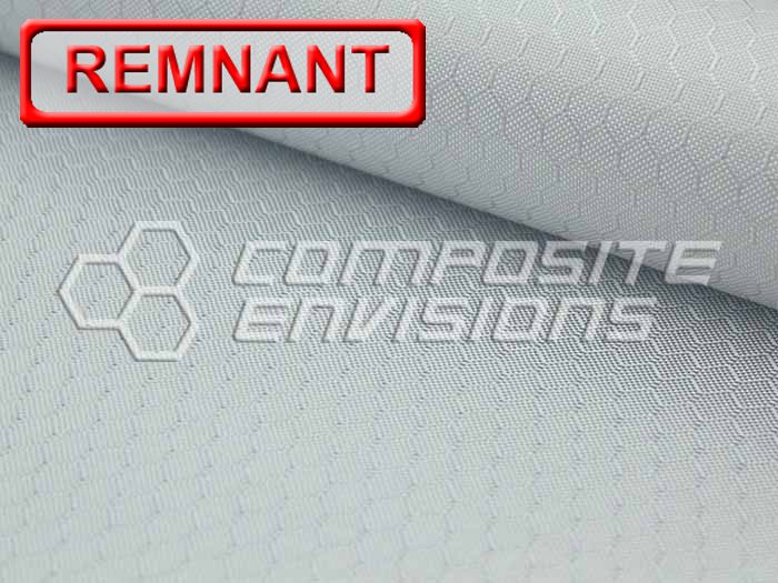 Silver Mini Honeycomb Aluminized Fiberglass Fabric 40"/101.6cm 6.9oz/234gsm DISCOUNTED REMNANTS