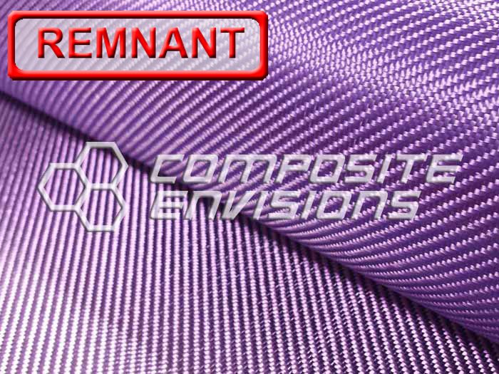 Purple Aluminized Fiberglass Fabric 2x2 Twill 3k 50"/127cm 9.14oz/310gsm DISCOUNTED REMNANTS