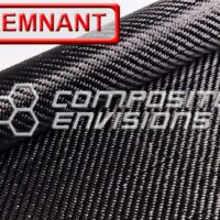 Carbon Fiber/LMFG Stabilized Fabric 2x2 Twill 3k 50"/127cm 6.1oz/206gsm Toray T300 DISCOUNTED REMNANTS