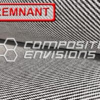 Carbon Fiber / White Dyed Fiberglass Fabric 2x2 Twill 3k 50"/127cm 12.53oz/425gsm DISCOUNTED REMNANTS