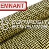 Carbon Fiber/Yellow Kevlar Fabric Dogbone (I/H) Weave 3k 50"/127cm 5.96oz/202gsm DISCOUNTED REMNANTS