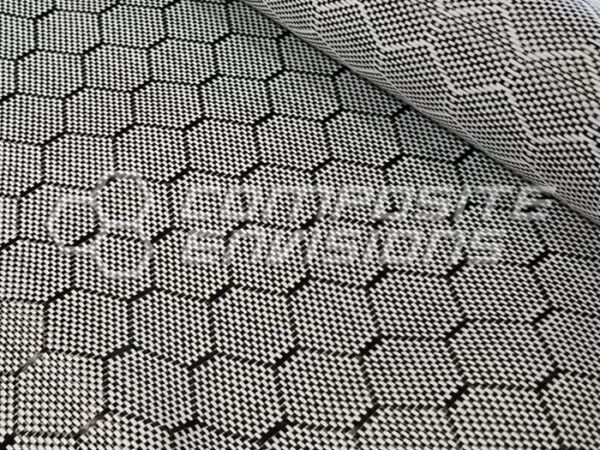 Carbon Fiber/Innegra Hybrid Fabric Honeycomb 3k 50"/127cm 5.19oz/176gsm
