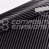 2nd Quality Carbon Fiber Fabric 4x4 Twill 3k 50"/127cm 8.3oz/281gsm Toray T300
