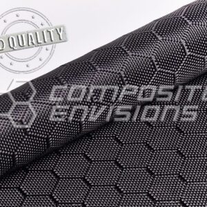 2nd Quality Carbon Fiber Fabric Honeycomb 3k 50"/127cm 7.2oz/244gsm Toray T300