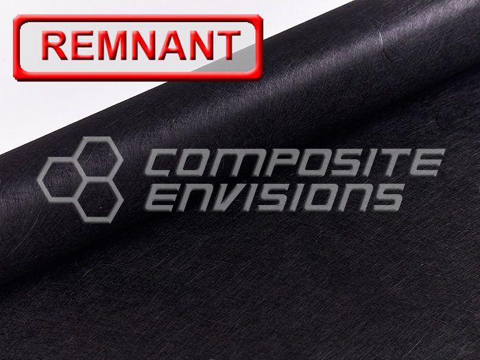 Carbon Fiber Fabric Veil Chopped Mat 35.5"/90.17cm .20oz/7gsm DISCOUNTED REMNANTS