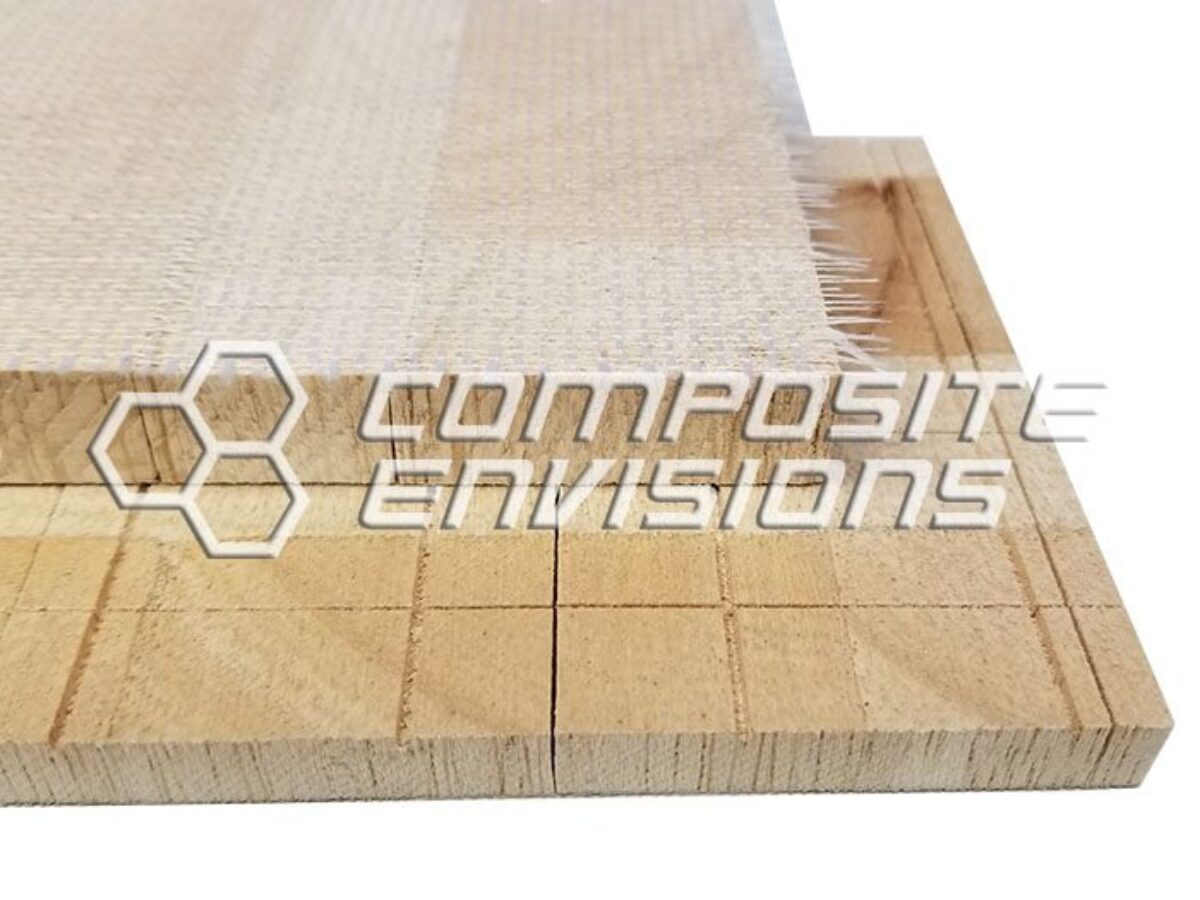 Flexible and Uncoated End Grain Balsa Core 5/8 from CoreLite