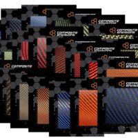 Carbon Fiber/Kevlar Fabric Samples