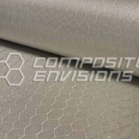 Silver Honeycomb Aluminized Fiberglass Fabric 3k 40"/101.6cm 9.73oz/330gsm