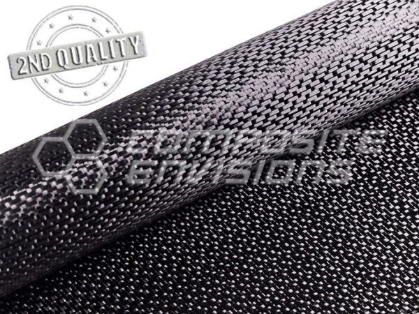 2nd Quality Carbon Fiber Fabric 4 Harness Satin Intermediate Modulus 6k 49"/124.5cm 6oz/205gsm Hexcel IM7