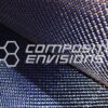 Carbon Fiber/Blue Kevlar Fabric 2x2 DUAL Twill 3k 50"/127cm 6.5oz/220gsm