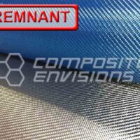 Blue Aluminized Fiberglass Fabric 2x2 Twill 50"/127cm 9.14oz/310gsm DISCOUNTED REMNANTS