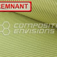 Yellow Aramid Fabric 2x2 Twill Weave 1500d 50"/127cm 5.46oz/185gsm DISCOUNTED REMNANTS