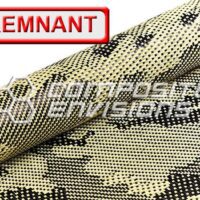 Camouflage Carbon Fiber Aramid Hybrid 3k/1500d 50"/127cm 6oz/203gsm DISCOUNTED REMNANTS