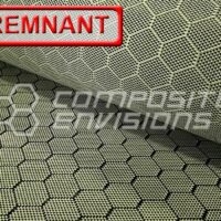 Carbon Fiber/Aramid Hybrid Fabric Honeycomb 3k 50"/127cm 6.49oz/220gsm DISCOUNTED REMNANTS