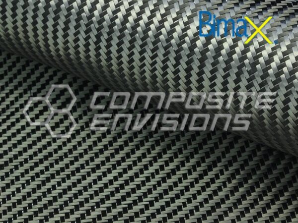2x2 Twill Biaxial +45/-45 Degree Carbon Fiber Fabric/Cloth 24k 52"/132.1cm 21oz/713gsm