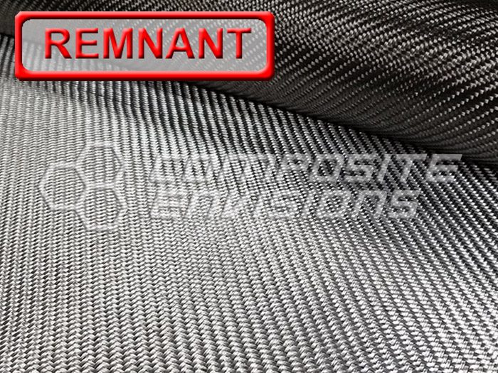 Silver Aluminized Carbon Fiber Fabric 2x2 Twill 3k 50"/127cm 6oz/203gsm Toray T300 DISCOUNTED REMNANTS
