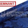 Camouflage Carbon Fiber/Blue Aramid Hybrid 3k/1500d 50"/127cm 6oz/203gsm DISCOUNTED REMNANTS