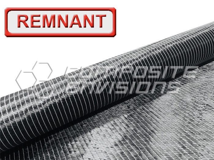 Commercial Grade Carbon Fiber Fabric Biaxial +45/-45 Degree 12k 50"/127cm 5.9oz/200gsm DISCOUNTED REMNANTS
