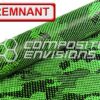 Camouflage Carbon Fiber/Green Polyester Hybrid 3k 50"/127cm 5.9oz/200gsm DISCOUNTED REMNANTS