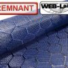 Carbon Fiber/Blue Aramid Hybrid Fabric Honeycomb 3k 50"/127cm 6.49oz/220gsm with Web-Lock DISCOUNTED REMNANTS