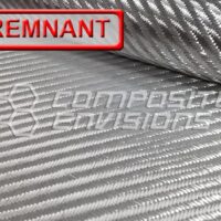 Silver Aluminized Fiberglass Fabric 4x4 Twill 40"/101.6cm 8.41oz/285gsm DISCOUNTED REMNANTS