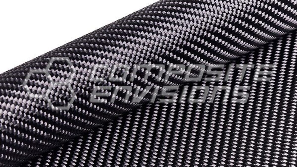 5.7 oz 50" wide 10 yards! Carbon Fiber Fabric / Cloth:  2x2 Twill Weave 