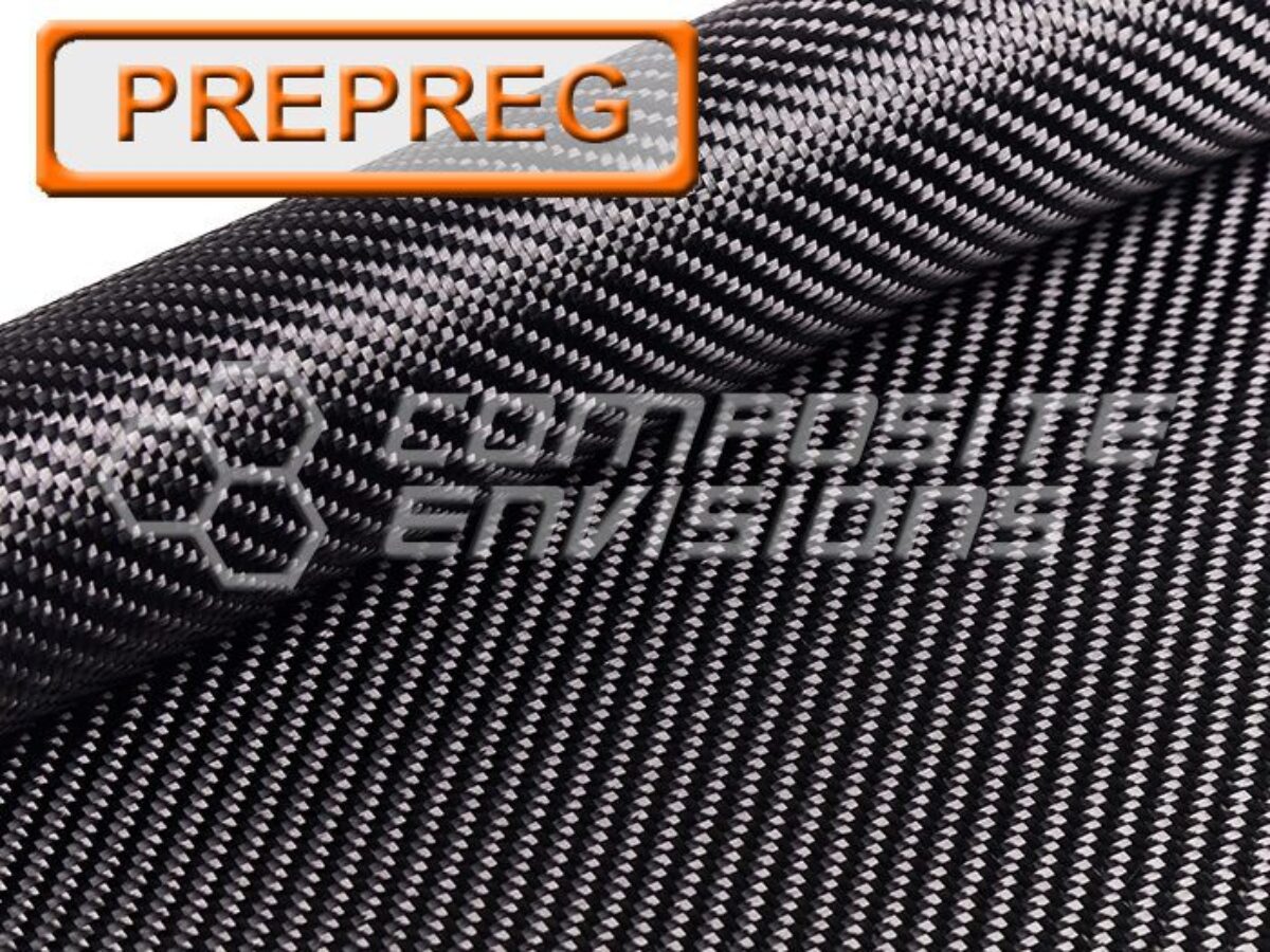 Carbon Fiber Fabric Plain Weave 3k 193.26gsm/5.7oz 50" AS4 PREPREG-5-Yards 