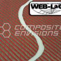 Carbon Fiber/Red Kevlar Fabric 2x2 Twill 3k 50"/127cm 5.5oz/186gsm with Web-Lock Stabilization