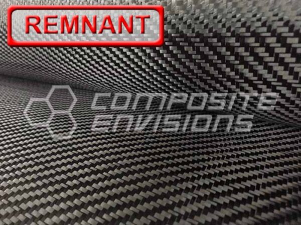 Commercial Grade Carbon Fiber Fabric 2x2 Twill 3k 6oz/203gsm DISCOUNT REMNANTS