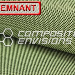 Carbon Fiber/Yellow Kevlar Fabric Plain Weave 3k 50"/127cm 5.5oz/186gsm DISCOUNTED REMNANTS