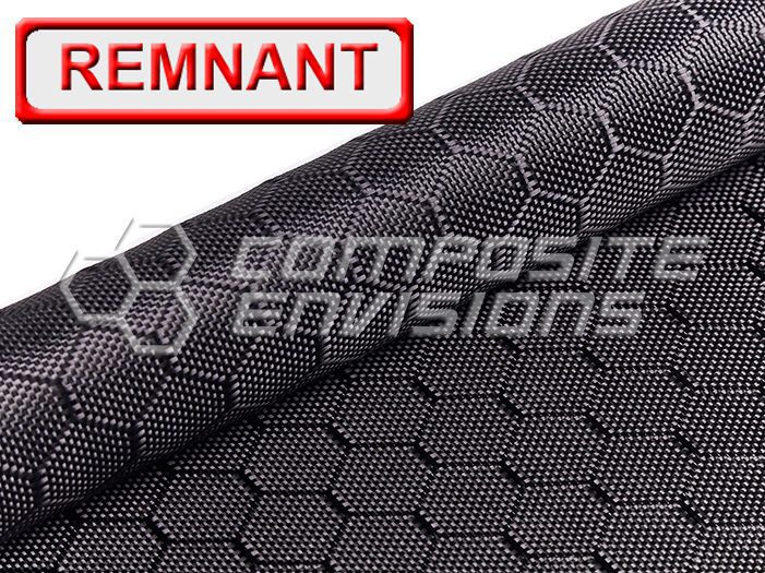 Carbon Fiber Fabric Honeycomb 3k 50"/127cm 7.2oz/244gsm Toray T300 DISCOUNTED REMNANTS