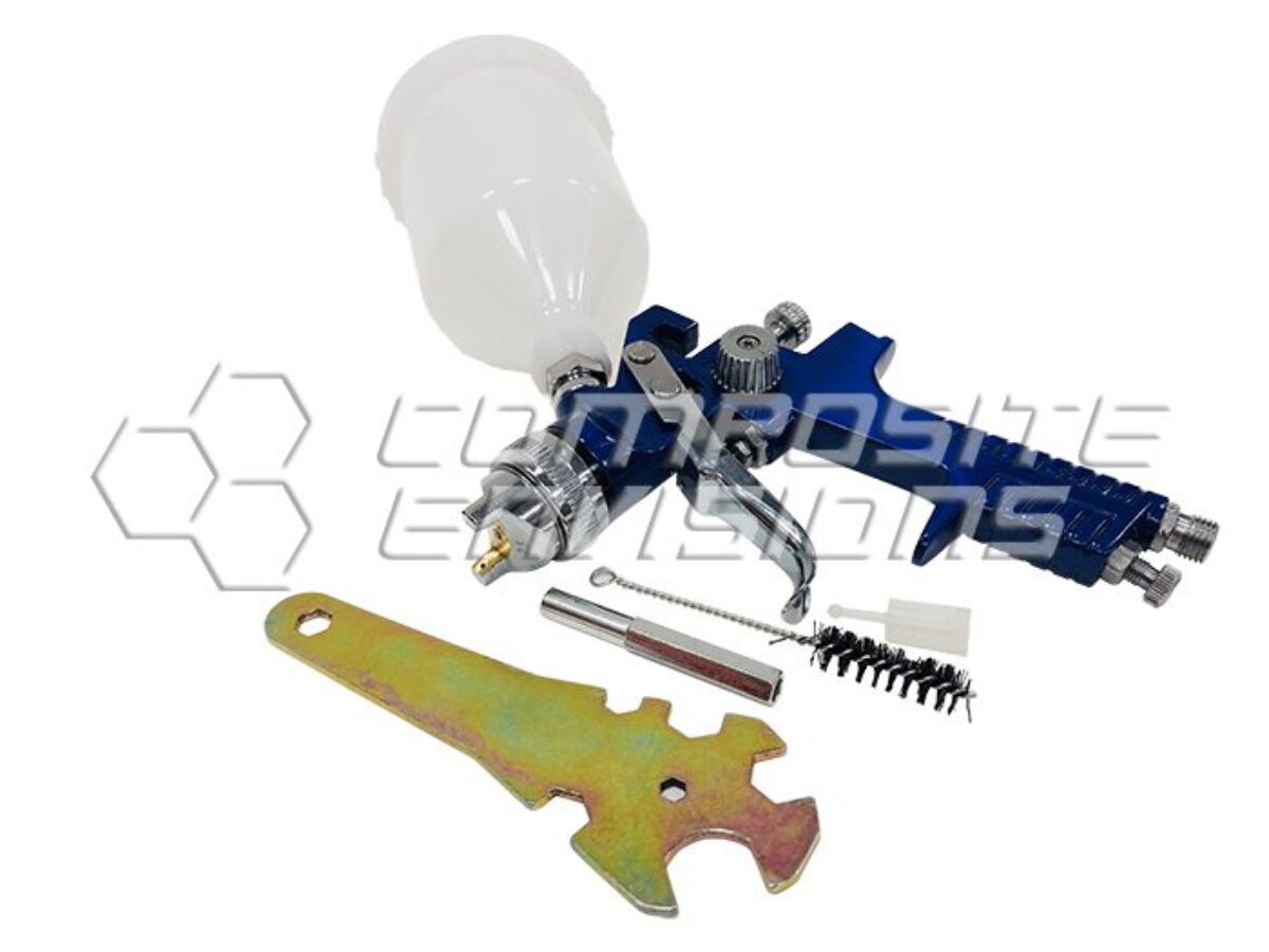 AES 507 1.4 mm  HVLP Gravity Feed Spray Gun with 600cc Nylon Cup 