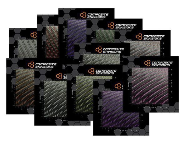 Mirage 2x2 Twill Carbon Fiber Fabric Samples