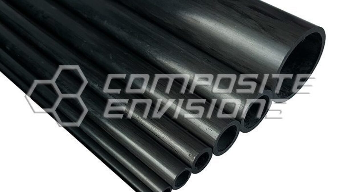 Carbon Fiber Pultruded Round Tube 4mm OD x 2.5mm ID x 1.2m 