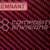 Carbon Fiber Red Kevlar Panel Sheet .056in/1.4mm 2x2 twill - EPOXY - 12inx24in- Remnant