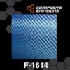 Blue Aluminized Fiberglass Fabric 2x2 Twill 9.14oz/310gsm-Sample (4"x4")