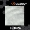 Hexcel HexForce Fiberglass E-Glass Plain Weave 18oz/610gsm Style 7544 F16 Finish-Sample (4"x4")