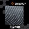 Black Kevlar Fabric 2x2 Twill Weave 1500d 6.2oz/210gsm-Sample (4"x4")